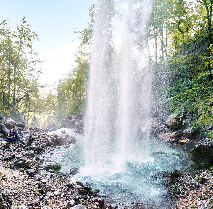 Der tosende Wildensteiner Wasserfall