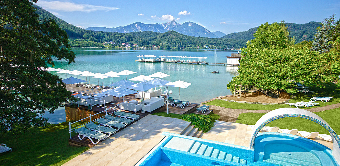 Sommerurlaub in Kärnten mit Pool-Landschaft